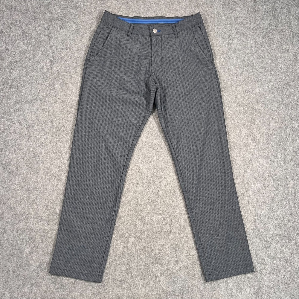Twillory Charcoal Gray Stretch Performance Tailored Pants Men's Size 30x28*